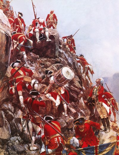Skalering av Abrahams høyder av Richard Caton Woodville