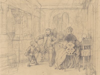 Fekteleksjonen [recto] av Richard Caton Woodville