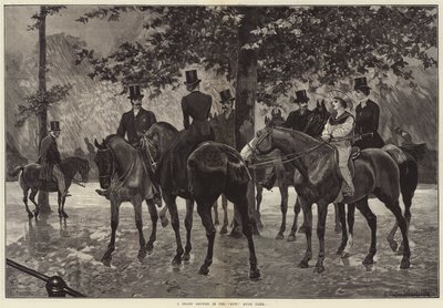 En skarp dusj i raden, Hyde Park av Richard Caton Woodville junior