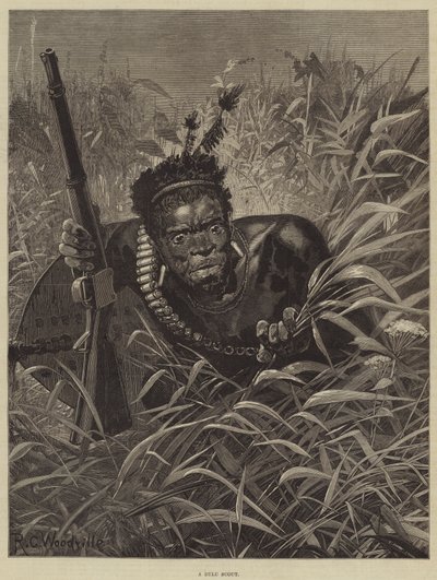 En Zulu-speider av Richard Caton Woodville junior
