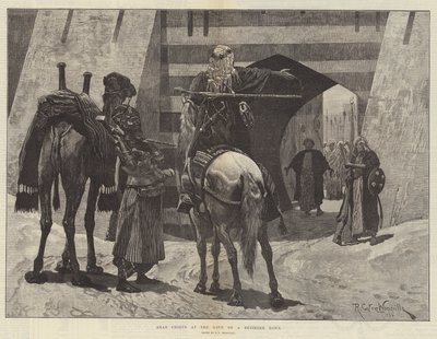 Arabiske høvdinger ved porten til en beleiret by av Richard Caton Woodville junior