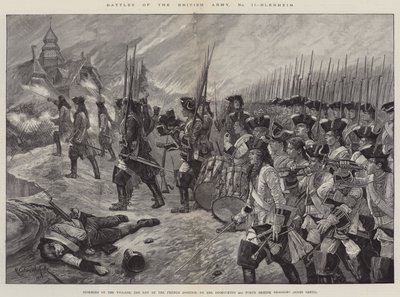 Slag fra den britiske hæren, Blenheim av Richard Caton Woodville junior