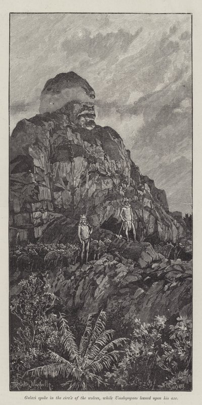 Nada the Lily, av H Rider Haggard av Richard Caton Woodville junior