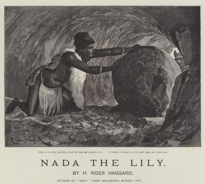 Nada the Lily, av H Rider Haggard av Richard Caton Woodville junior