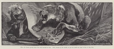 Nada the Lily, av H Rider Haggard av Richard Caton Woodville junior