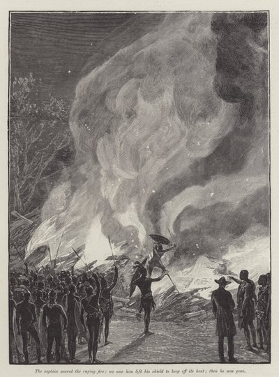 Nada the Lily, av H Rider Haggard av Richard Caton Woodville junior