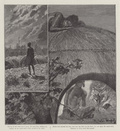 Nada the Lily, av H Rider Haggard av Richard Caton Woodville junior