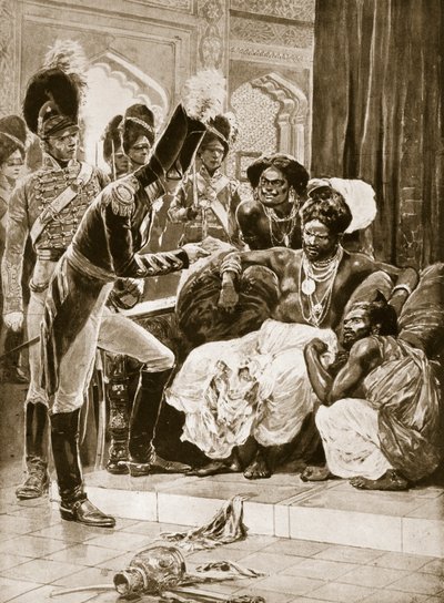 Britene på Ceylon, illustrasjon fra 
