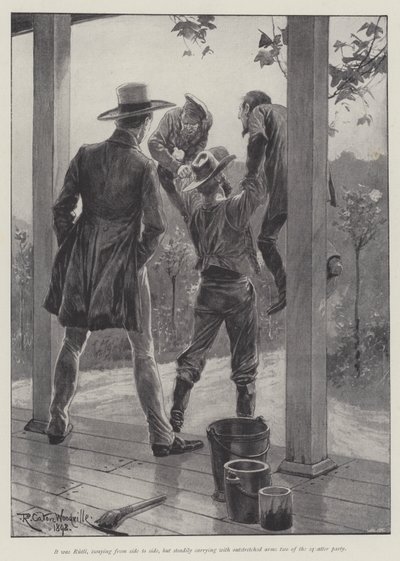Mannen og fjellet, av Bret Harte av Richard Caton Woodville junior