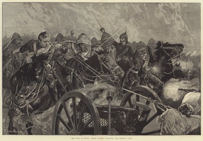 Krigen i Egypt, hestevakter som lader fiendens våpen av Richard Caton Woodville junior
