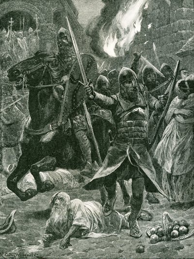 Resultatet av anerkjennelsen av William I, juledag, 1066 av Richard Caton Woodville junior