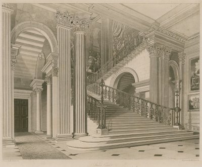 Buckingham Palace, trappehus av Richard Cattermole