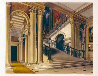 Stair Case, Buckingham House, fra 