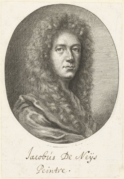 Portrett av maleren Jacob Denys av Richard Collin