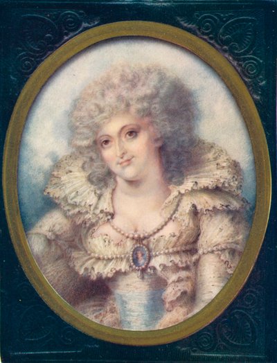 Fru Fitzherbert, 1907. Den mangeårige følgesvenn til den fremtidige kong George IV av Storbritannia av Richard Cosway