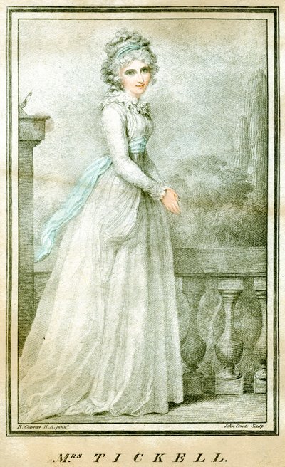 Fru Tickell, c1780-1810 av Richard Cosway