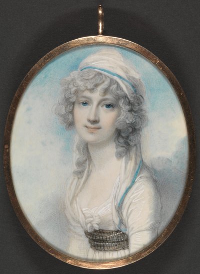 Portrett av en ung dame av Richard Cosway
