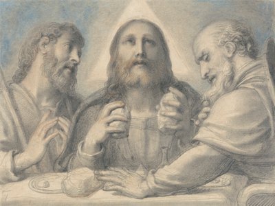Kveldsmat på Emmaus av Richard Cosway