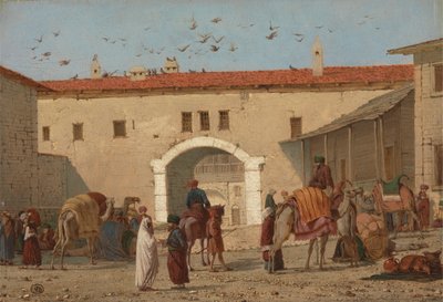 Caravanserai ved Mylasa i Lilleasia av Richard Dadd