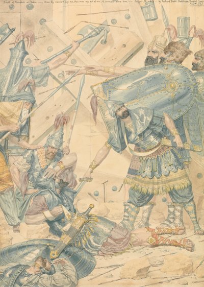 Abimeleks død i Thebes av Richard Dadd