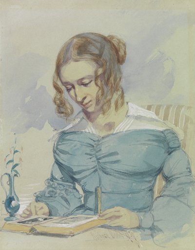 Portrett av Maria Elizabeth Dadd, kunstnerens søster av Richard Dadd