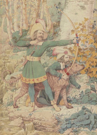 Skisse av Robin Hood av Richard Dadd