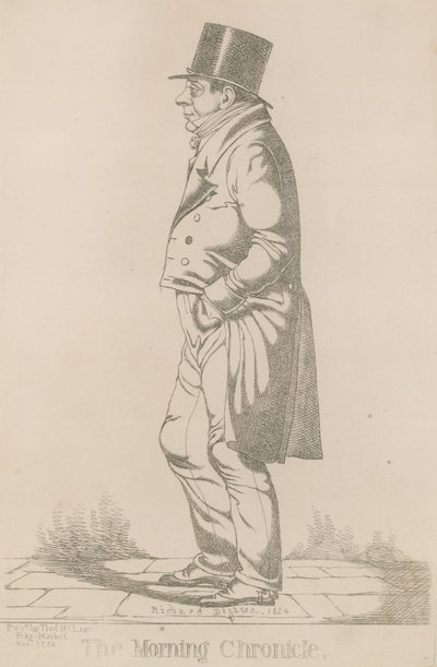 James Perry; The Morning Chronicle av Richard Dighton