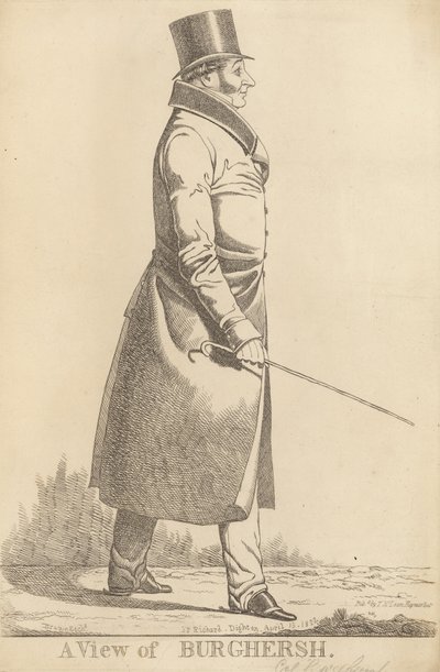John Fane, 11. jarl av Westmorland; Utsikt over Burghersh av Richard Dighton