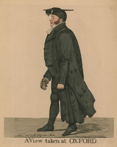 Herr Smith; En utsikt tatt ved Oxford av Richard Dighton
