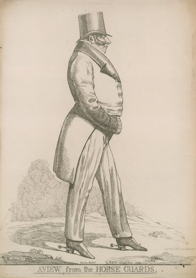 Sir Robert Bolton; Utsikt fra hestevaktene av Richard Dighton