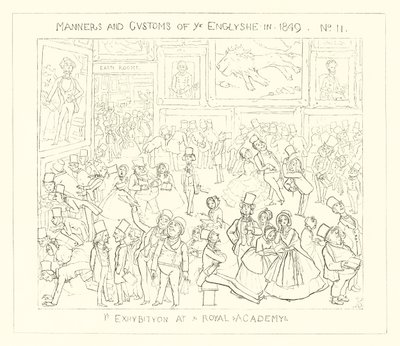 1849, en utstilling ved Royal Academy av Richard Doyle
