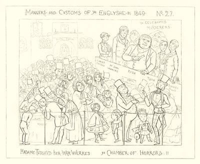 1849, Madame Tussauds Waxworks, The Chamber of Horrors av Richard Doyle