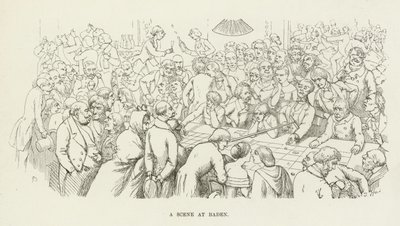 En scene i Baden av Richard Doyle