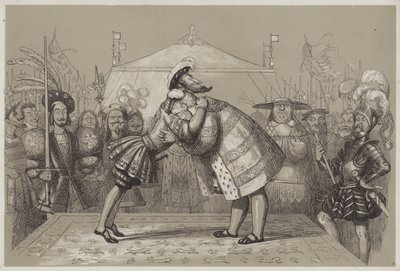 Field Of The Cloth Of Gold (akvatint) av Richard Doyle