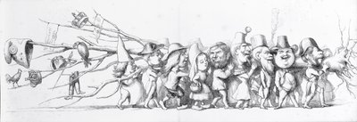 Franske besøkende til den store utstillingen, 1851 av Richard Doyle