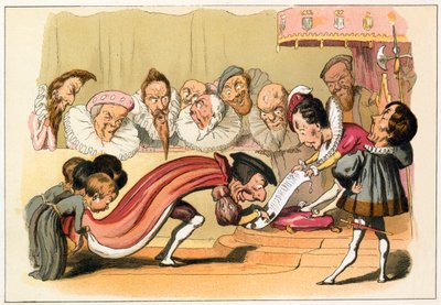 Kong Edward VI innvilger et charter av Richard Doyle