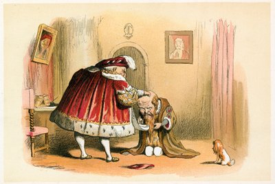 Kong Henry VIII og et parlamentsmedlem av Richard Doyle