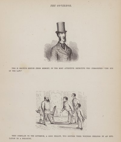 Side fra The American Tour of Mrs Brown, Jones and Robinson (gravering) av Richard Doyle