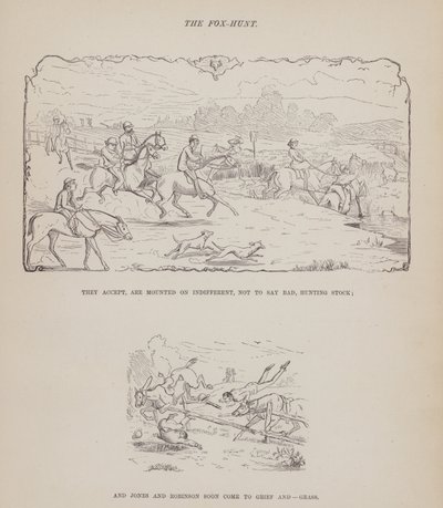 Side fra The American Tour of Mrs Brown, Jones and Robinson (gravering) av Richard Doyle
