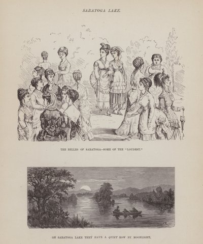 Side fra The American Tour of Mrs Brown, Jones and Robinson (gravering) av Richard Doyle