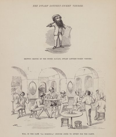 Side fra The American Tour of Mrs Brown, Jones and Robinson (gravering) av Richard Doyle