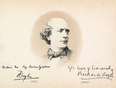 Portrett av Richard Doyle av Richard Doyle