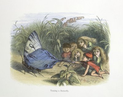 Erter en sommerfugl av Richard Doyle