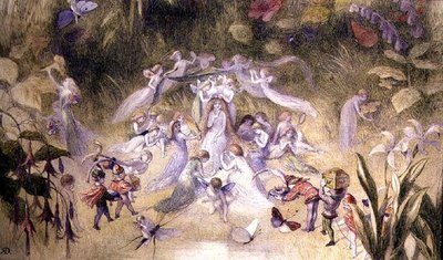 The Toilet of Titania, c. 1870 (akvarell på papir) av Richard Doyle