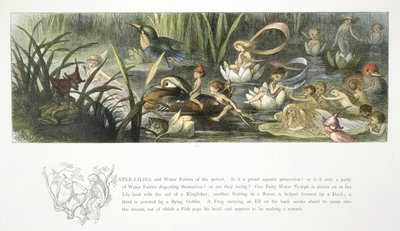 Vannliljer og vannfeer av Richard Doyle