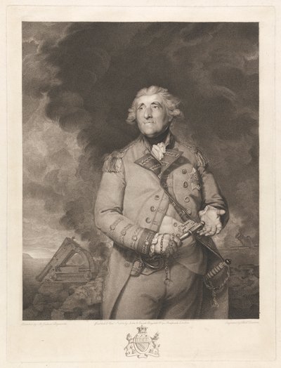 George Augustus Elliot Lord Heathfield av Richard Earlom