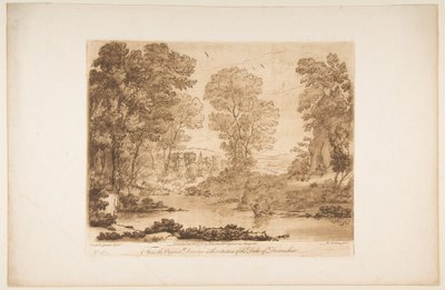 Landskap med Amor og Psyke, 1776. av Richard Earlom