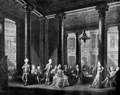 Det indre av Pantheon i Oxford Road, 1772. av Richard Earlom