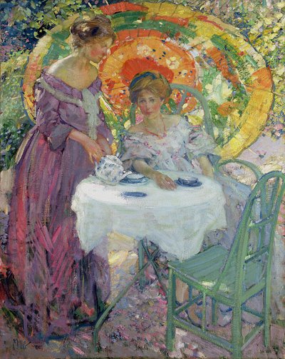 Ettermiddags te av Richard Emil Miller