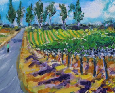 En spasertur i Wine County, Napa, 2017 av Richard Fox